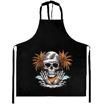 Discover Summer paradise beach Aprons Design