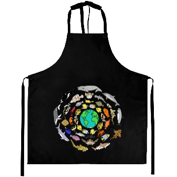 Discover World Oceans Day Sea Life Aprons