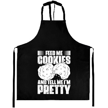 Discover Feed Me Cookies Funny Cookie Lover For A Cookie Aprons