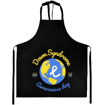 Discover World Down Syndrome Awareness Day Aprons