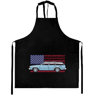 Discover Usa Light Blue Aprons