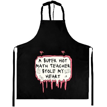 Discover A Super Hot Math Teacher Stole My Heart Aprons