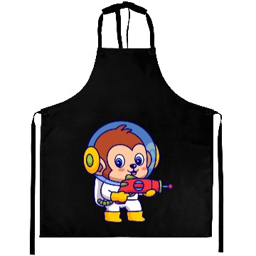 Discover Monkey Galaxy Astronaut Aprons