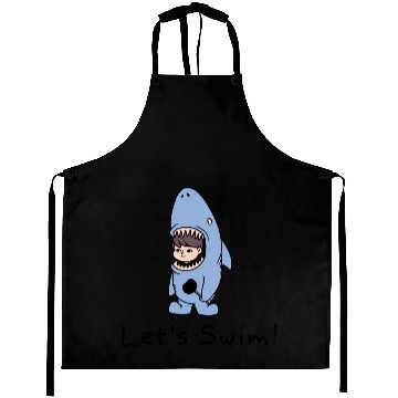 Discover Lets Swim Shark Kid Aprons