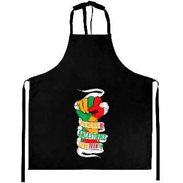 Discover Remembering My Ancestors Juneteenth Black History Aprons
