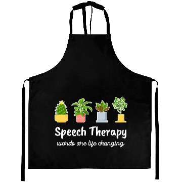 Discover Speech Therapy SLP Speech Language Pathology Cute Aprons