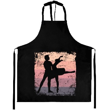 Discover Ballet Dance Couple Vintage Ballerina Aprons