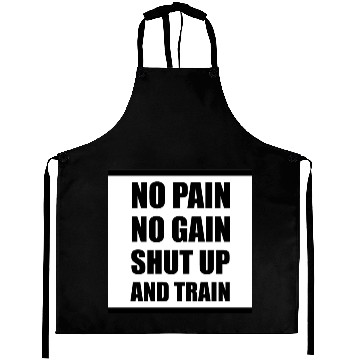 Discover Poster NO PAIN NO GAIN Square Aprons