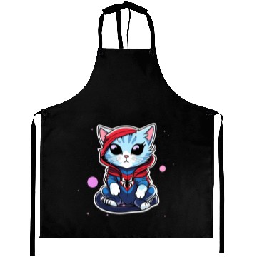 Discover Cute Spider Kitty Aprons