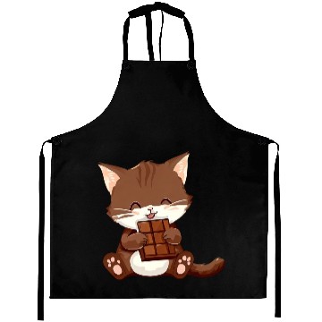 Discover Sweet chocolate cat Aprons