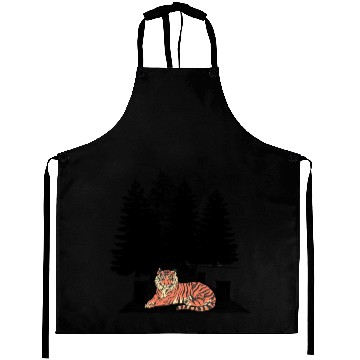 Discover tiger in the forest Aprons