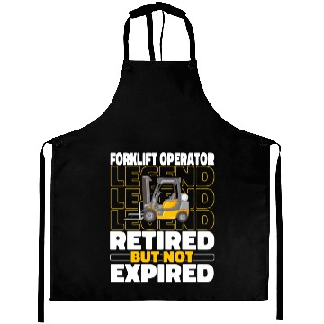 Discover Forklift Operator Forklifter Retired Aprons