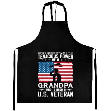 Discover US Army Veteran Grandpa Aprons