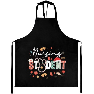 Discover Nursing Student Christmas Nursing School Aprons