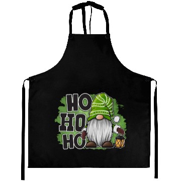 Discover Ho Ho Ho Green Gnome Christmas Xmas Holiday Santa Aprons