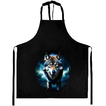 Discover The Midnight Wolf Aprons
