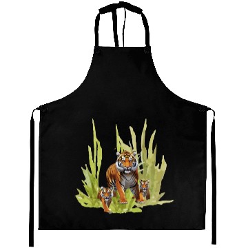 Discover Wildlife Endangered Tiger Cubs Aprons
