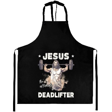 Discover Jesus The Ultimate Deadlifted Retro Jesus Aprons