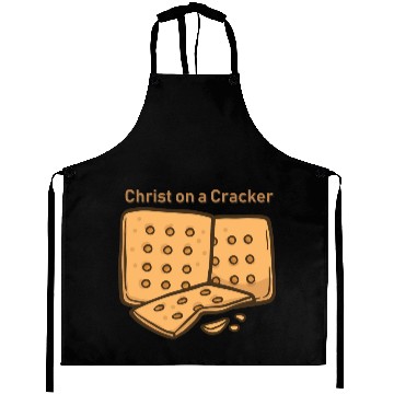Discover Christ On A Cracker Aprons