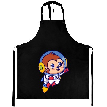 Discover Flying Monkey Astronaut Aprons