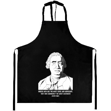 Discover Philosophy Quote eptic David Hume Aprons
