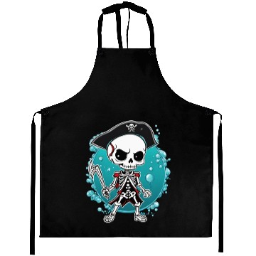 Discover Pirate Skeleton Aprons