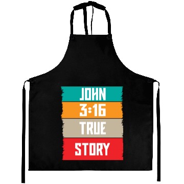 Discover John 3:16 Lve Jesus Christian Christmas Aprons