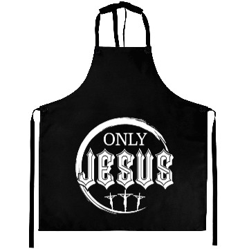 Discover Only Jesus Love Jesus Christian Christmas Aprons