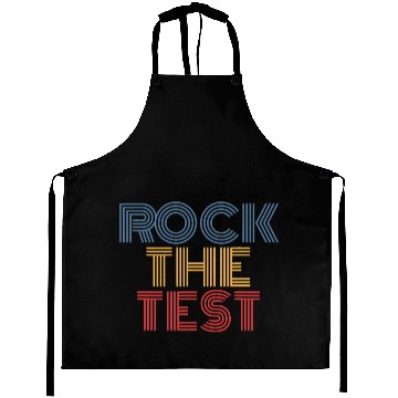 Discover Rock The Test Student Teacher Classroom School Aprons
