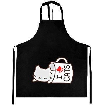 Discover cat lover Aprons