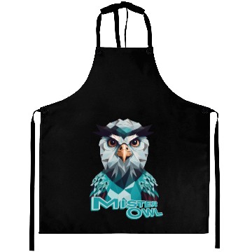 Discover Mister owl origami Aprons