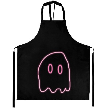 Discover Pink neon ghost Aprons