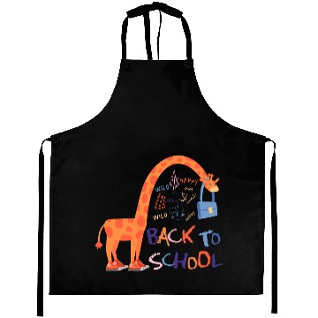Discover Happy Giraffe back to school Aprons