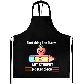 Discover Art Student Masterpiece Aprons