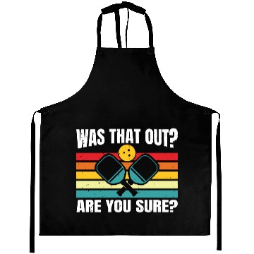 Discover Funny Pickleball Art For Men And Women Lover Sport Aprons