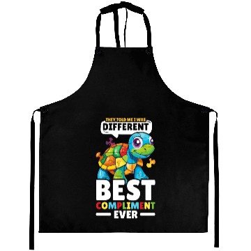 Discover Autism Turtle Autistic Puzzle Autism Awareness Aprons