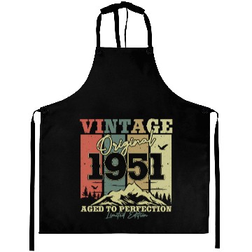 Discover Vintage 72/73 Year Anniversary Original Aprons
