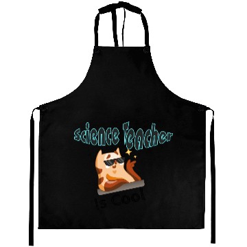 Discover Science teacher is cool Aprons