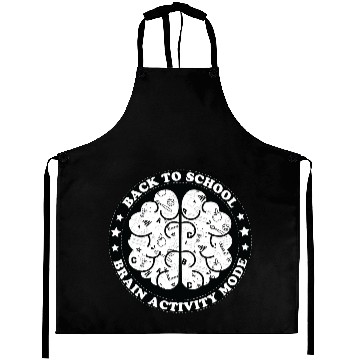 Discover Back to school brain activity mode Aprons