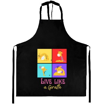 Discover live like a giraffe Aprons