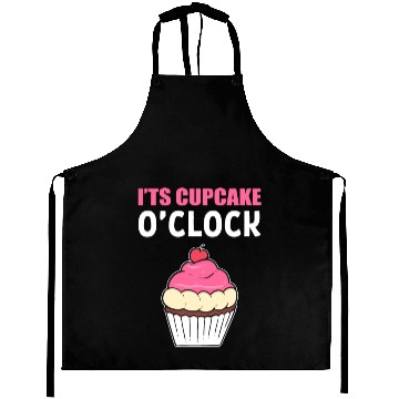 Discover It's Cupcake O'clock Food Critic Gift Aprons