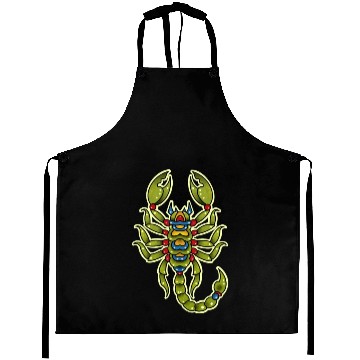 Discover Neotraditional Scorpio In Green Aprons