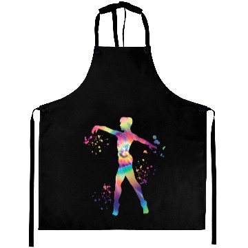 Discover Ballet Dancer Colorsplash Man Ballerino Aprons