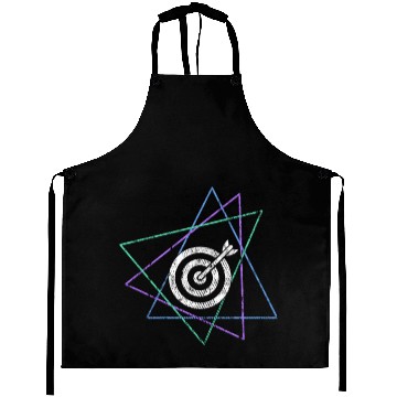 Discover Geometric Bullseye Target Aprons