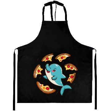 Discover Pizza dolphin Aprons