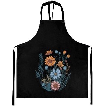 Discover Nature Aesthetic Wild Flower Botanical Aprons