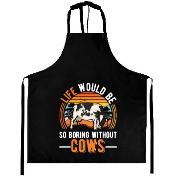 Discover Cow Cattle Breeder Land, Farmer Cows Aprons