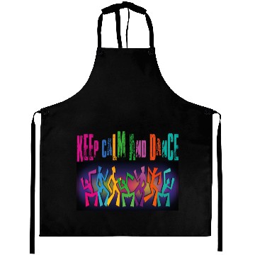 Discover keep kalm and dance Aprons