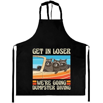 Discover Raccoon Lover Trash Picking Dumpster Diving Trash Aprons
