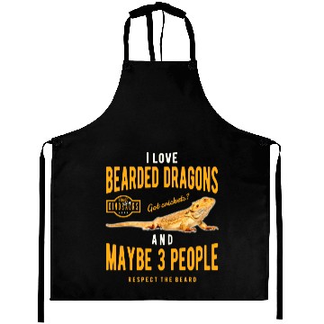 Discover Bearded Dragon Aprons